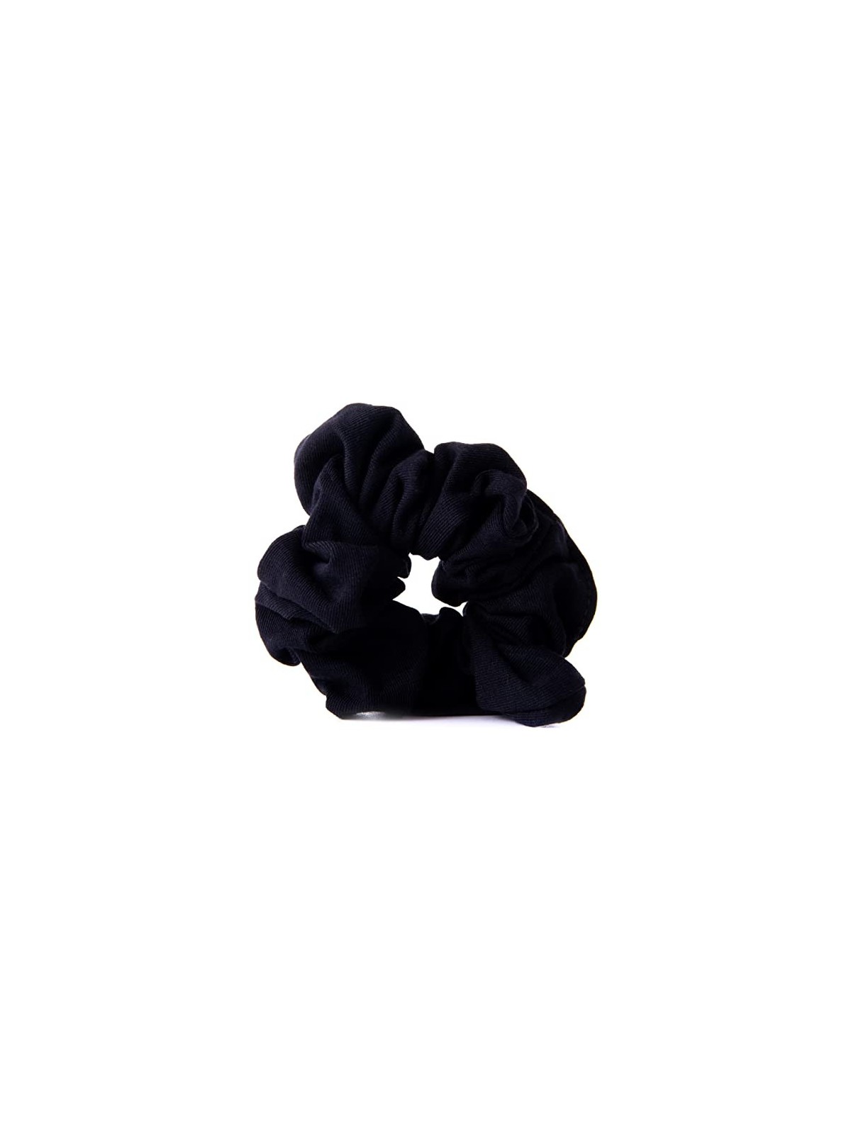 Fascia per capelli elastica in cotone nera