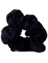Fascia per capelli elastica in cotone nera
