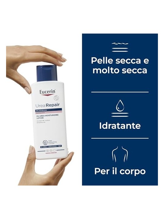 Lozione di urea al 5 Eucerin UreaRepair Plus donna 400ml