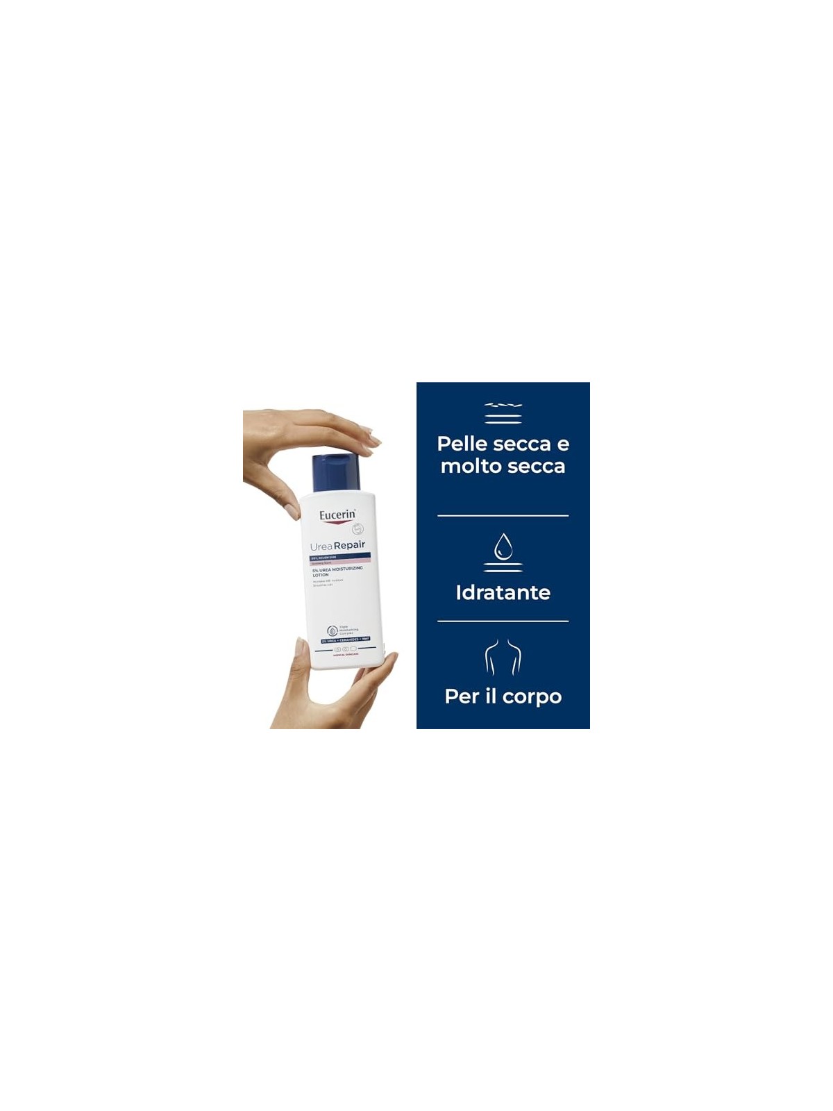 Lozione di urea al 5 Eucerin UreaRepair Plus donna 400ml