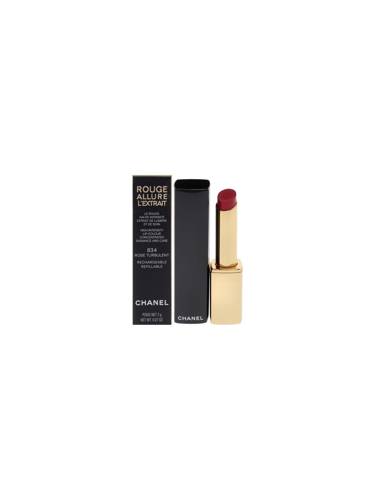 Chanel Rouge Allure L'Extrait 834 Rose Turbulent