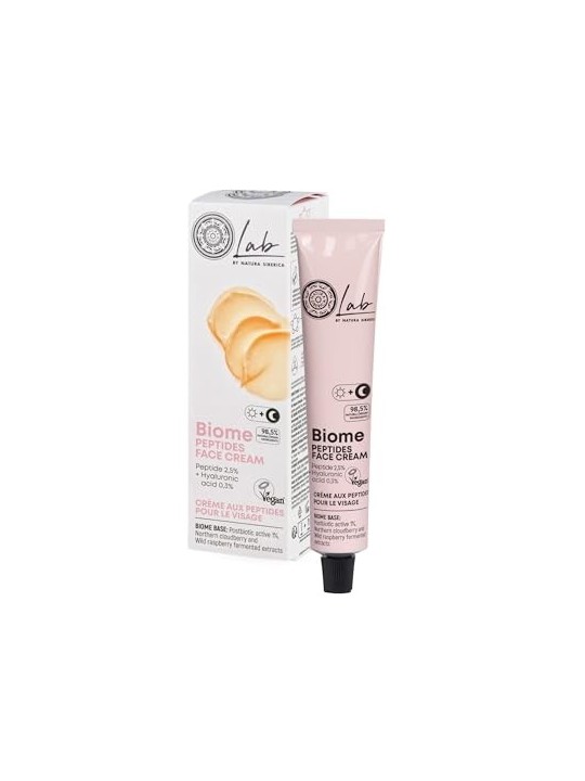 Natura Siberica Lab Biome Peptides Face Cream 50ml Peptide Syn-Coil 2,5% + Hyaluronic Acid 0,3% Natura Siberica www.essenzetotal