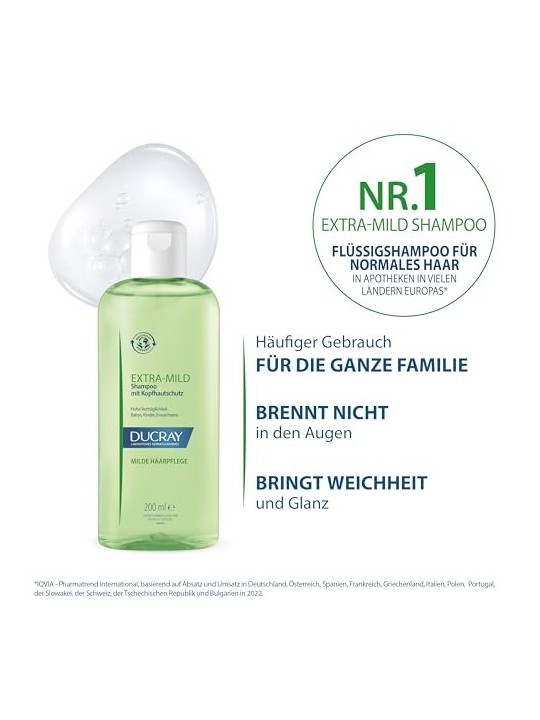 Ducray Extra-Gentle Dermo-Protective Shampoo 200ml