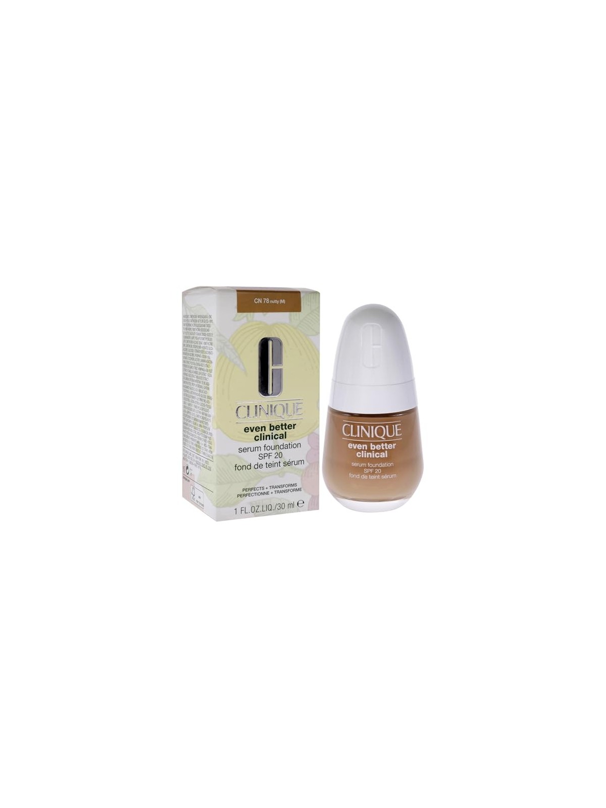 Fondotinta Clinique EVEN BETTER CLINICAL SPF20 78 Nutty 30ml