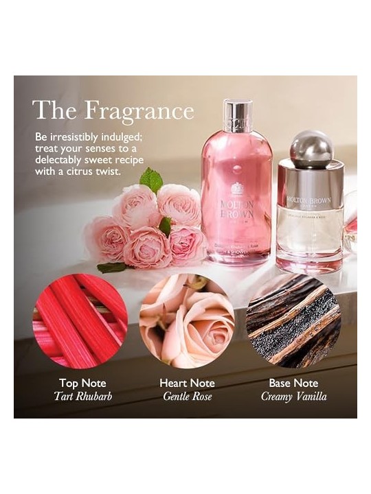Candela M.Brown Delicious Rhubarb & Rose 190g