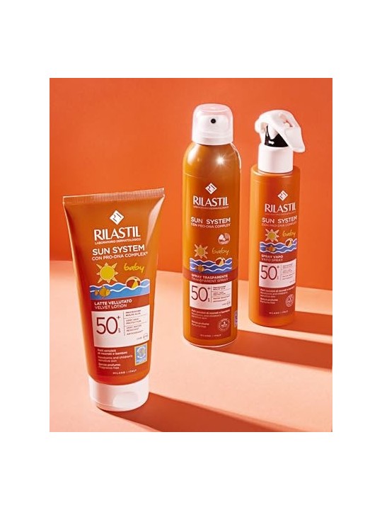 Rilastil SUN SYSTEM SPF50 BABY Spray Trasparente 200ml unisex