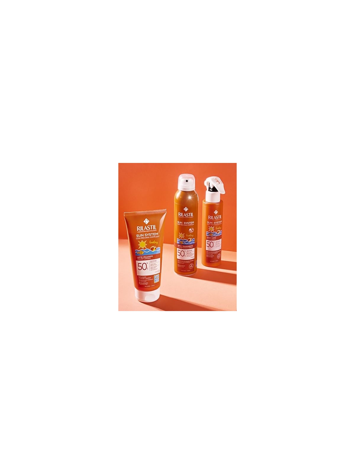 Rilastil SUN SYSTEM SPF50 BABY Spray Trasparente 200ml unisex