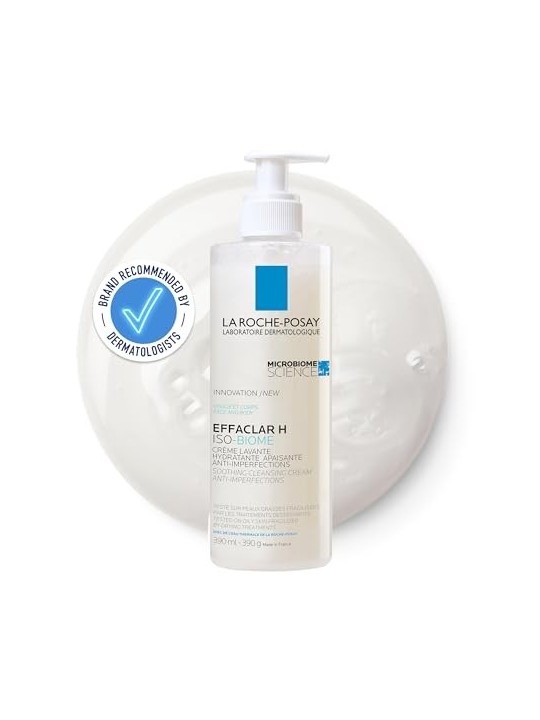 La RochePosay Effaclar H IsoBiome Soothing Cleansing Cream 390ml