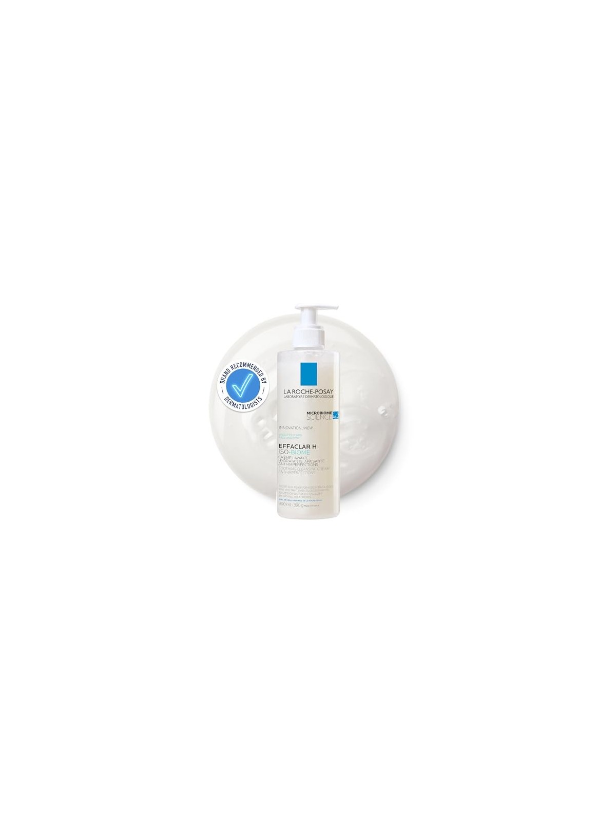 La RochePosay Effaclar H IsoBiome Soothing Cleansing Cream 390ml