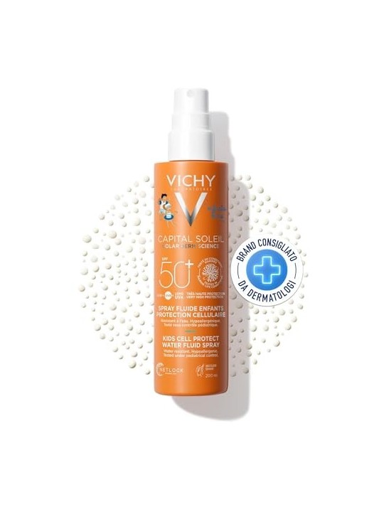 Vichy Capital Soleil Kids Cell Protect Fluid Spray SPF50
