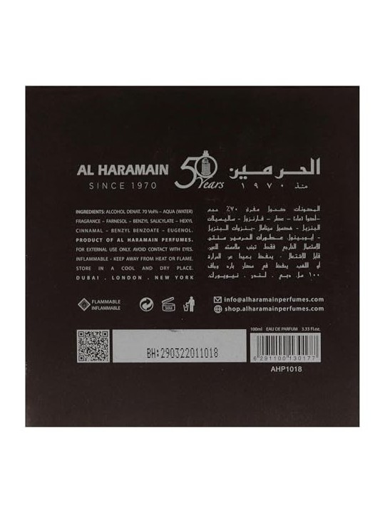 Al Haramain Hayati Eau De Parfum 100ml
