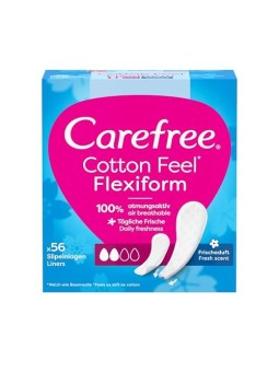 Carefree Cotton Feel Flexiform Fresh Scent Intimo dal profumo fresco adatto a biancheria intima e infradito normali donna 560ks
