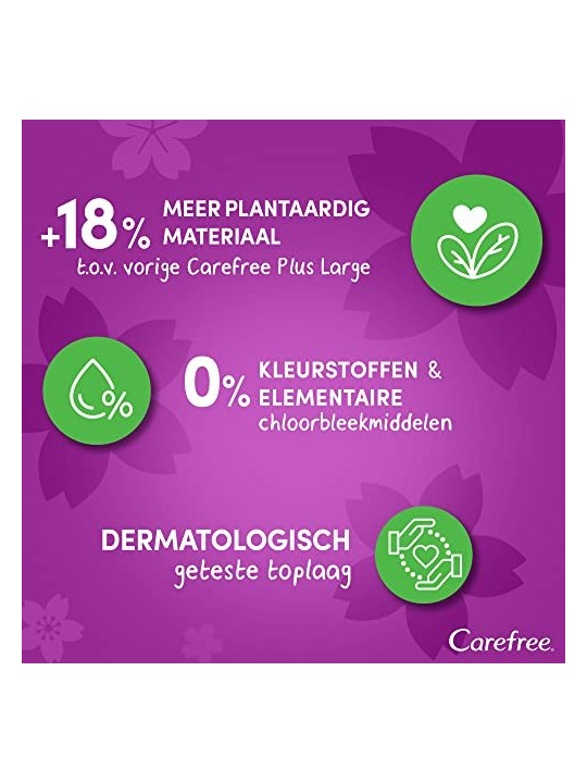 Carefree Salvaslip Plus Large profumo delicato donna 64 unit