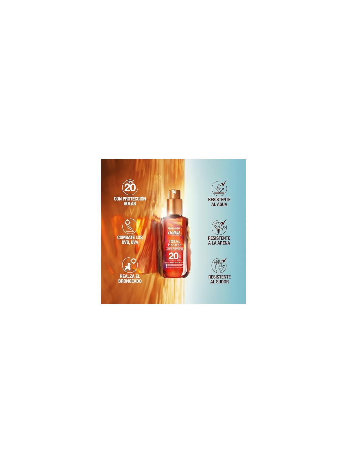 GARNIER OLIO PROTETTORE dorato sublime SPF20 spray 150ml unisex