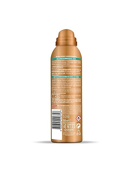 Garnier NATURAL BRONZER bruma autobronceadora media unisex