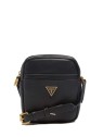 Borsa a Tracolla Nera Guess HMESCAP2215BLA 18 x 14 x 5 cm