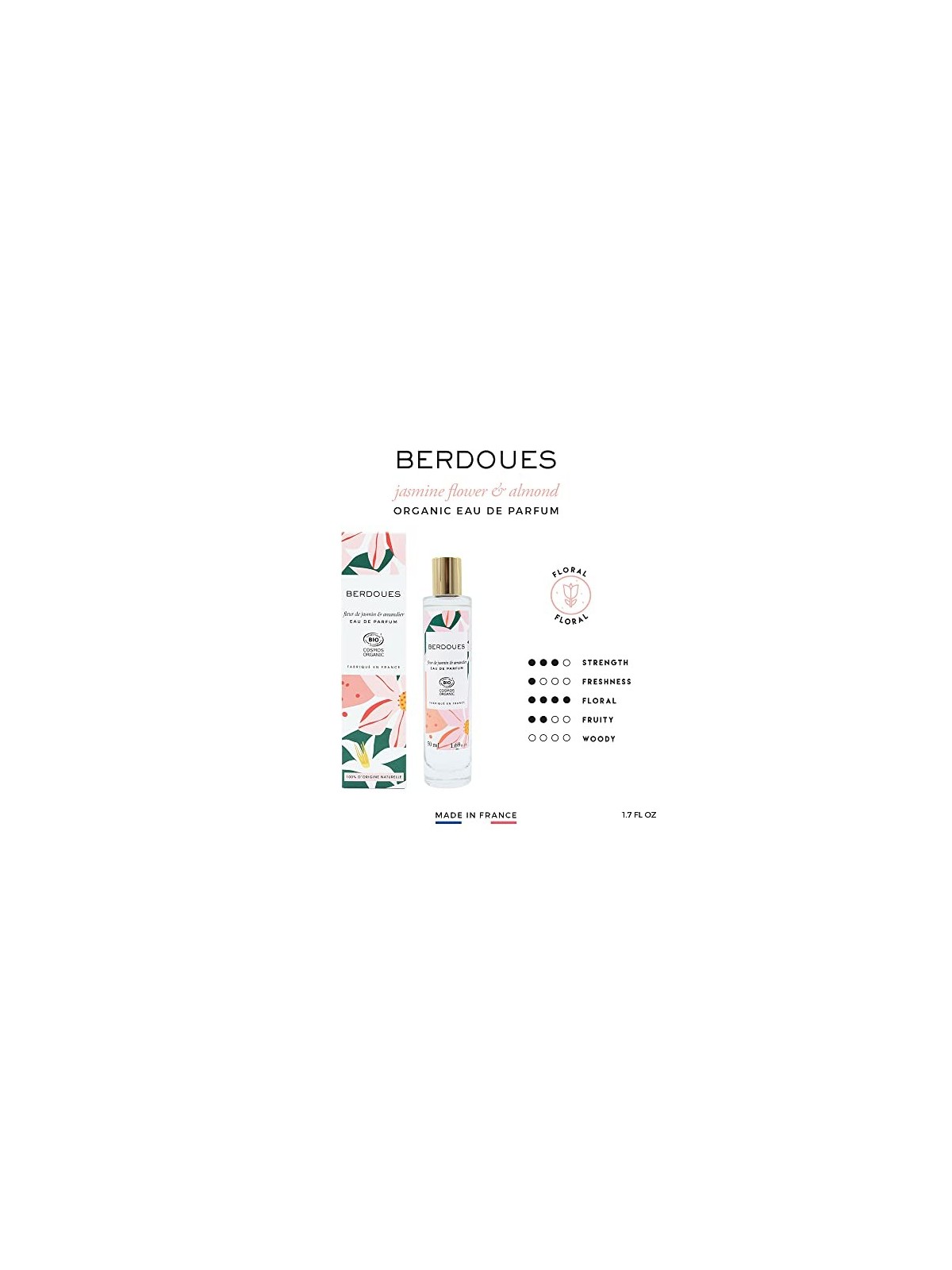 Berdoues Jasmine Flower & Almond Eau De Parfum 50 ml unisex