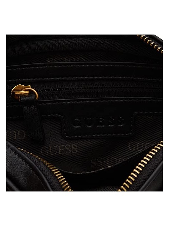Borsa Guess Vezzola in Eco Pelle Nera HMESCA 20 x 5x 13 cm donna