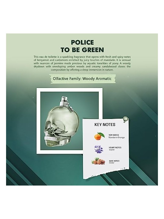 Police To Be Green EDT 125ml