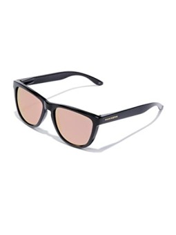 Hawkers ONE RAW polarized black rose gold sunglasses