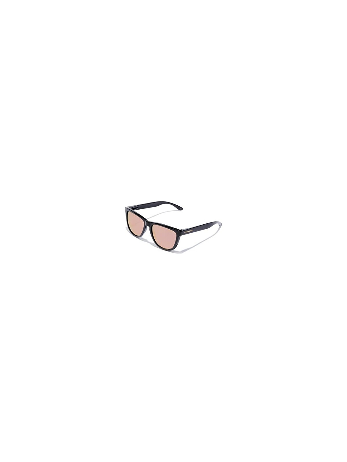 Hawkers ONE RAW polarized black rose gold sunglasses