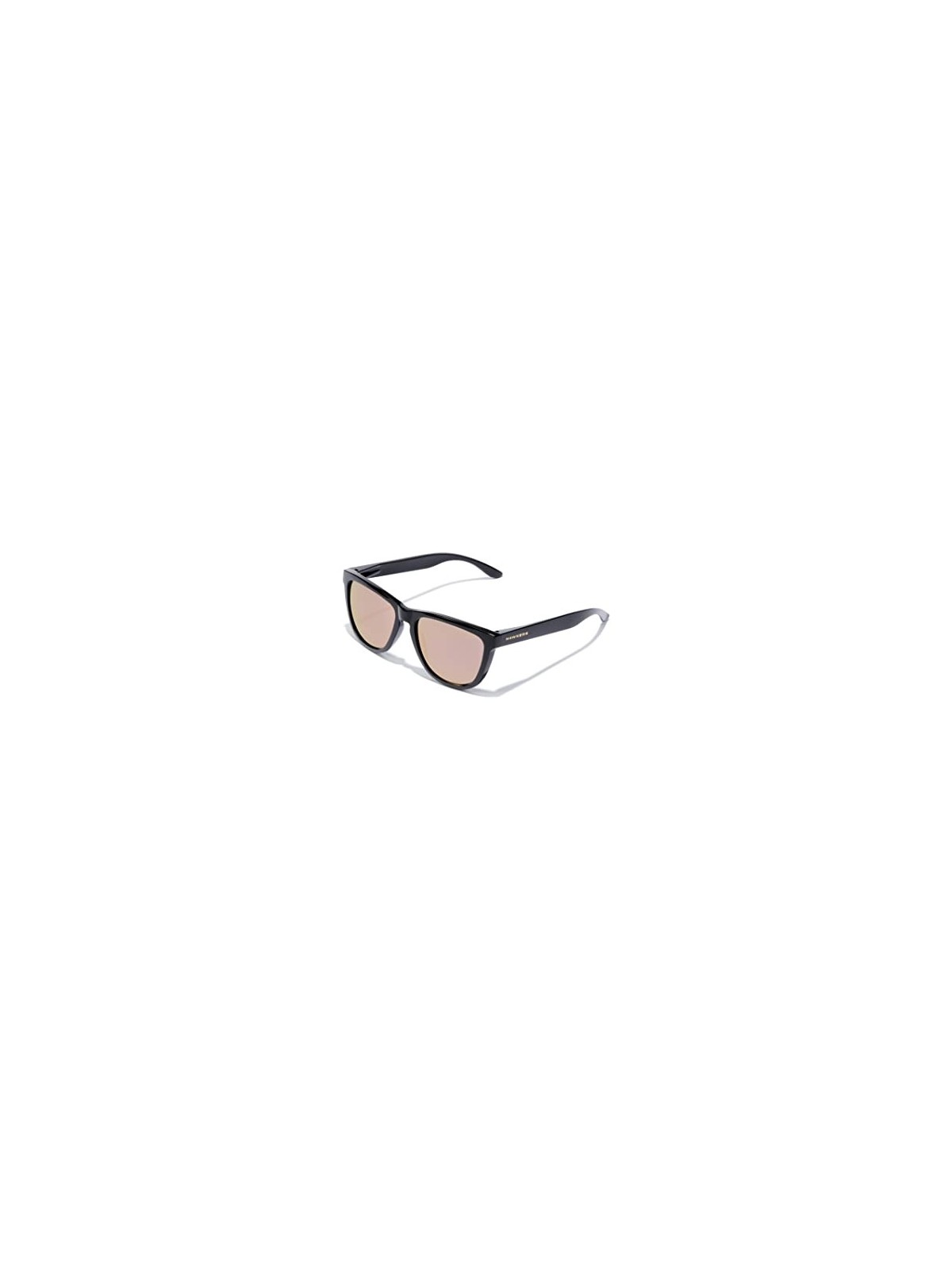 Hawkers ONE RAW polarized black rose gold sunglasses