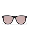 Hawkers ONE RAW polarized black rose gold sunglasses