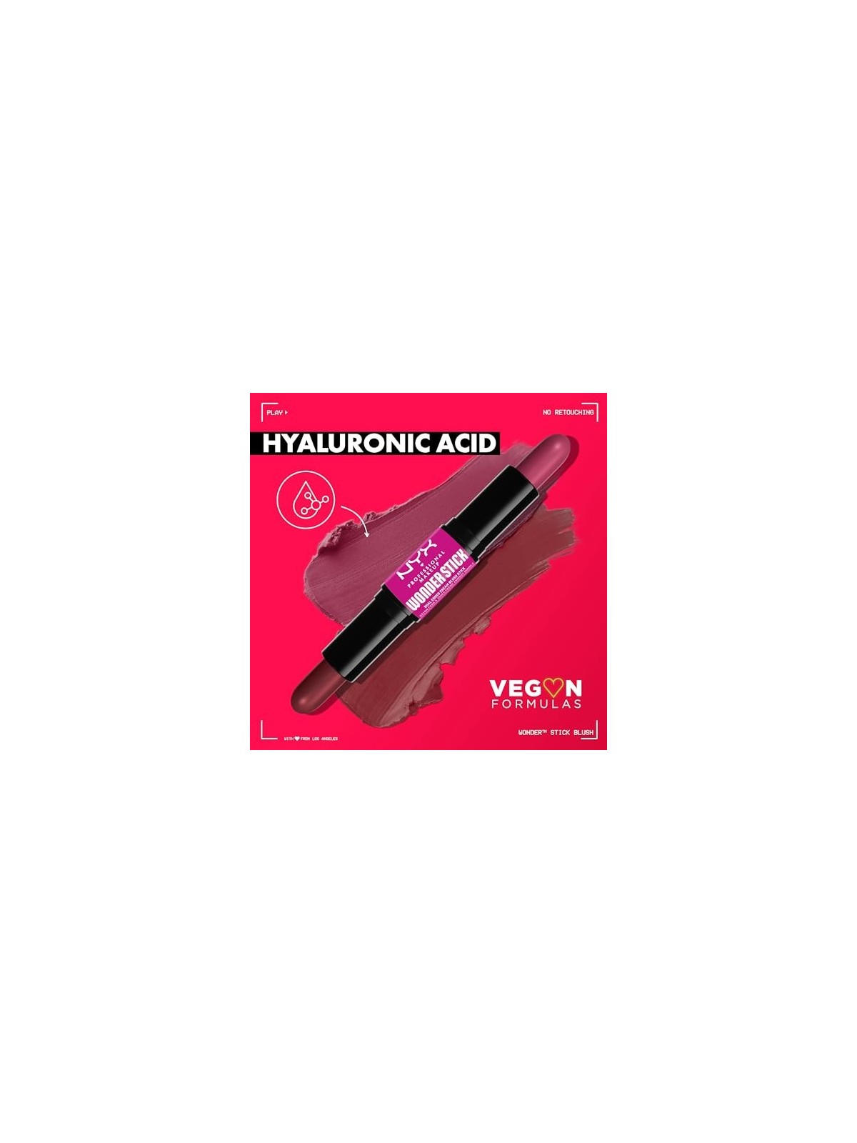 Nyx Professional Make Up WONDER STICK BLUSH corallo e pesca profonda 4 gr donna