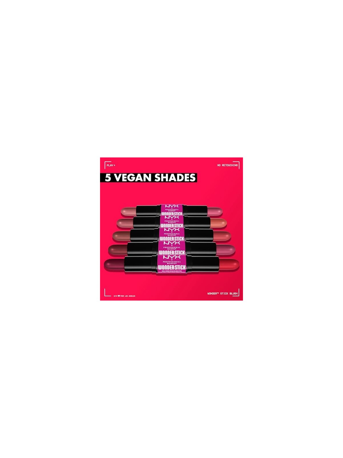 Nyx Professional Make Up WONDER STICK BLUSH corallo e pesca profonda 4 gr donna