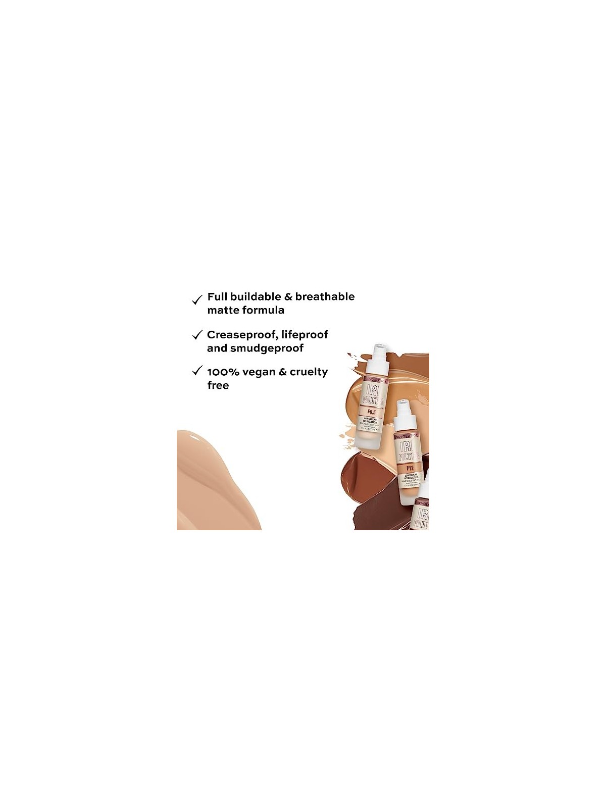Fondotinta Revolution Make Up IRL FILTER F10 23ml donna