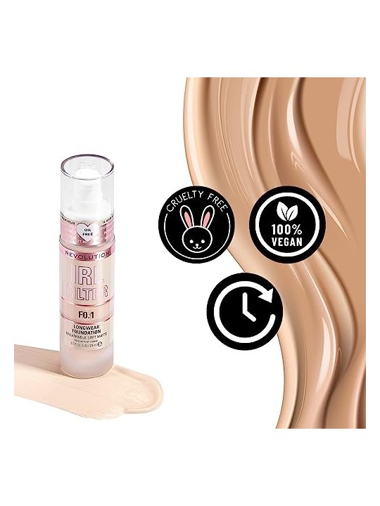 Fondotinta Revolution Make Up IRL FILTER F10 23ml donna