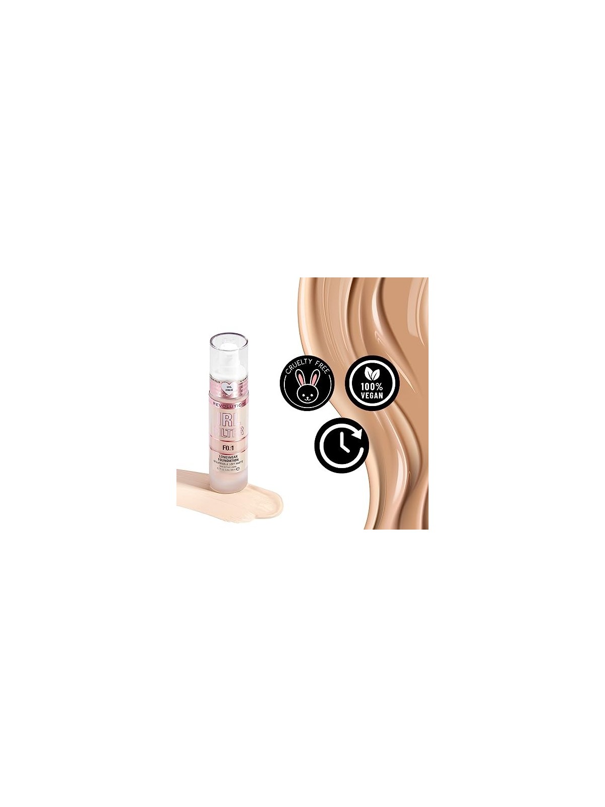 Fondotinta Revolution Make Up IRL FILTER F10 23ml donna