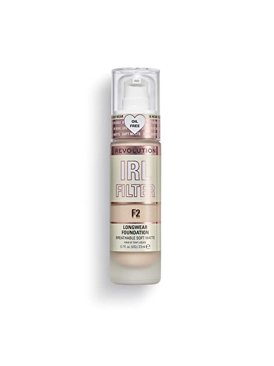 Revolution Make Up IRL FILTER fondotinta a lunga durata F2 23ml donna