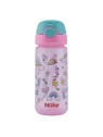 Nby MUG con bottone e cannucce morbide 3 anni rosa 540ml 1 unit unisex