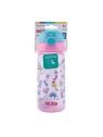 Nby MUG con bottone e cannucce morbide 3 anni rosa 540ml 1 unit unisex