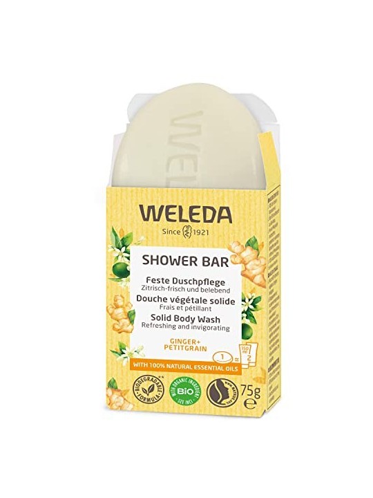 Weleda Shower Bar 75g Ginger  Petitgrain