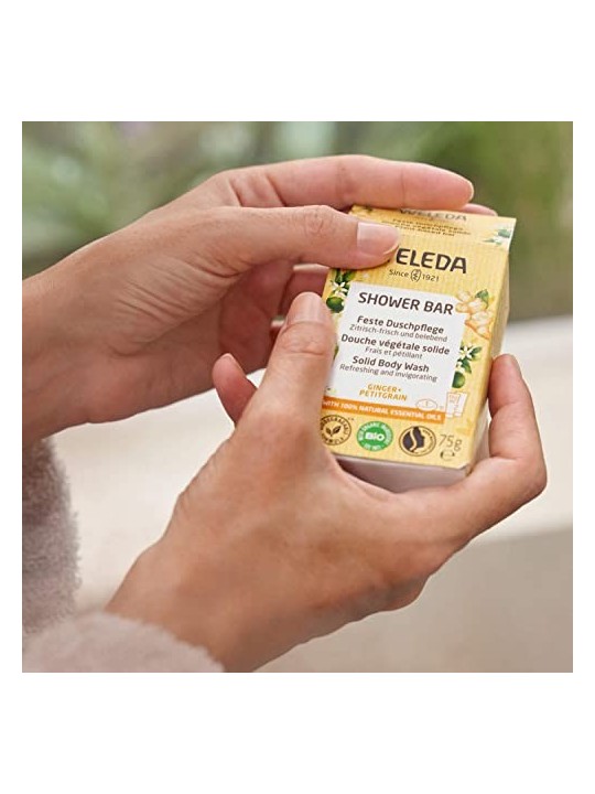 Weleda Shower Bar 75g Ginger  Petitgrain