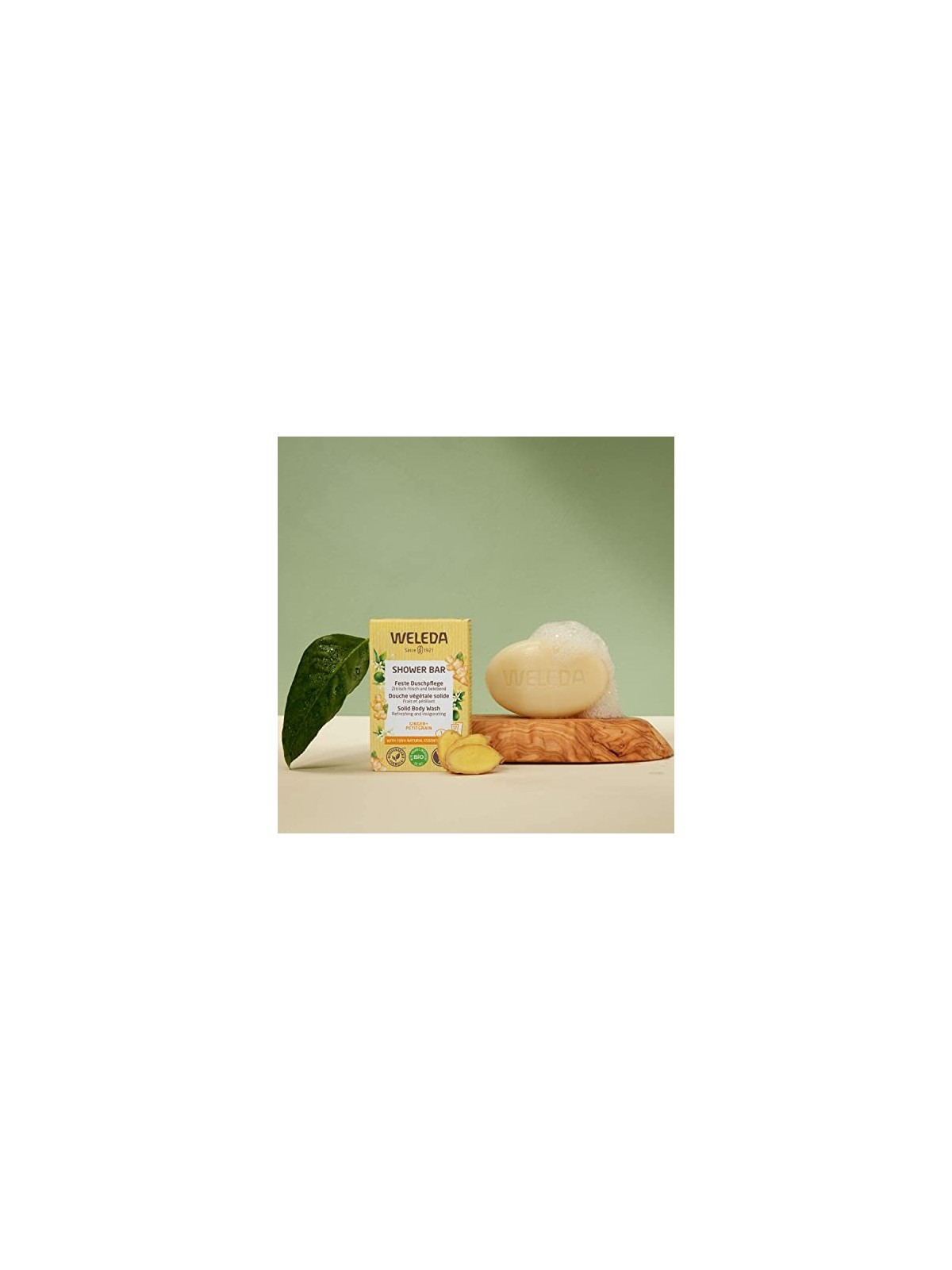 Weleda Shower Bar 75g Ginger  Petitgrain
