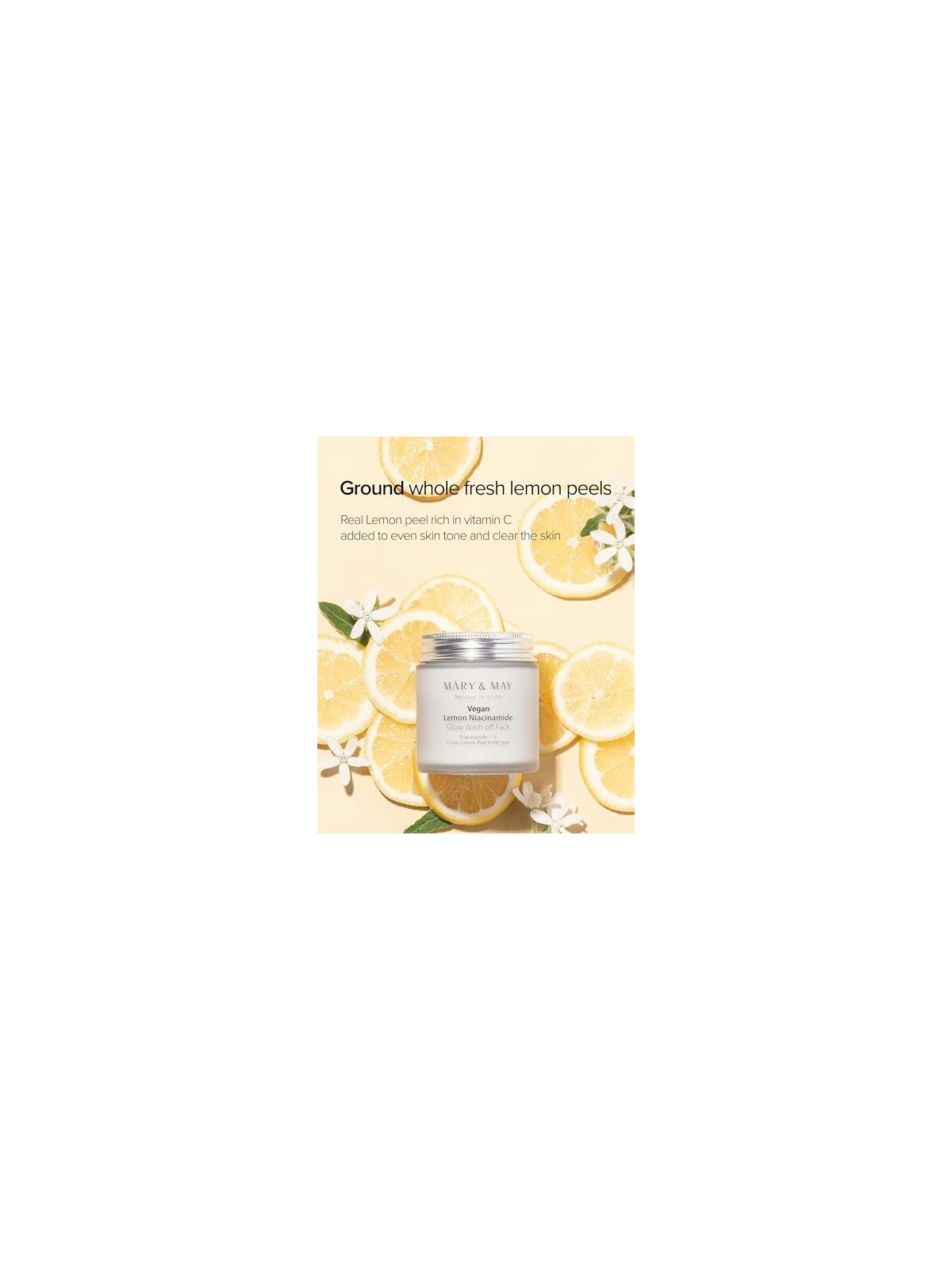 Confezione lavabile con niacinamide al limone donna 1250g