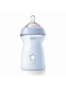 CHICCO NaturalFeeling Bottiglia di plastica 330ml con tettarella in silicone flusso veloce 6m Blu