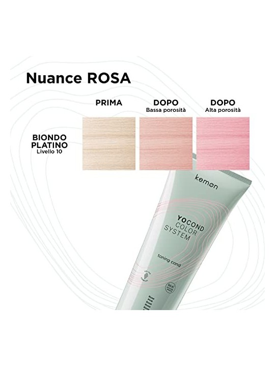 Kemon Yo Cond Color System Cond Tonificante 250 ml donna Pink