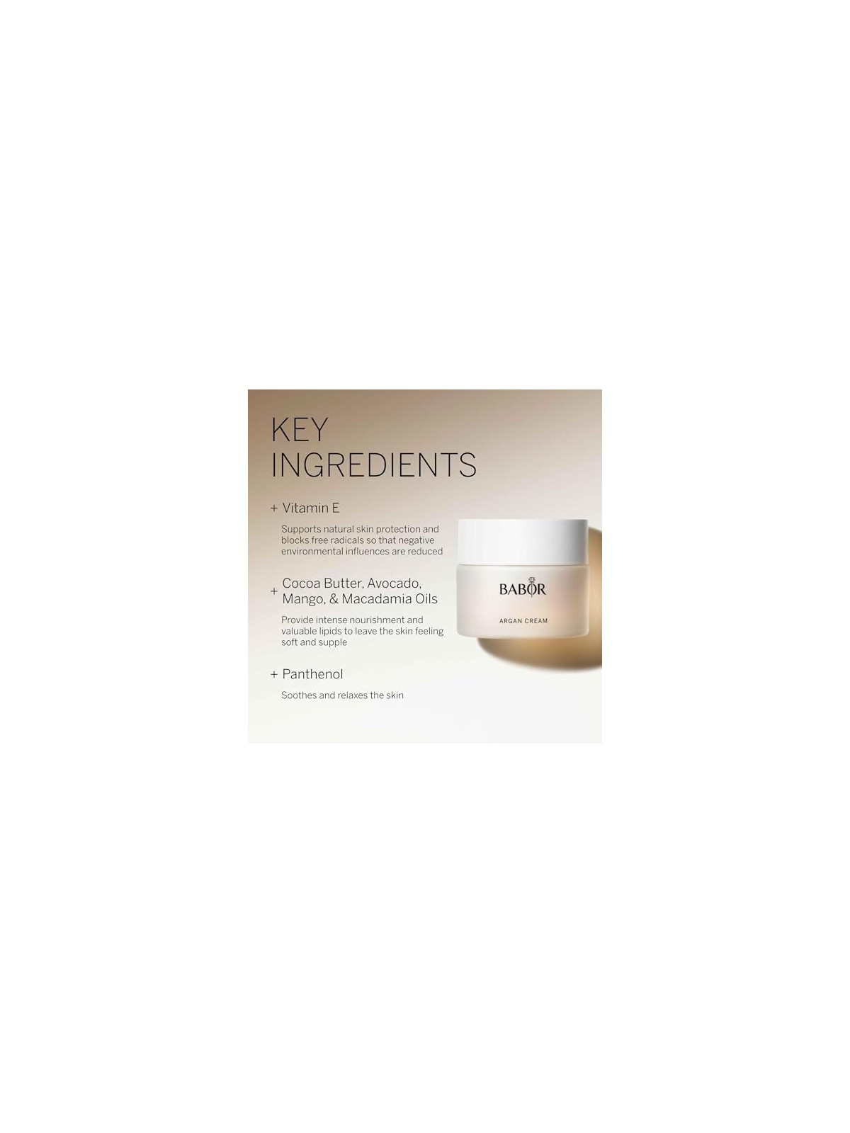 Crema viso Argan 50ml - BABOR Skinovage