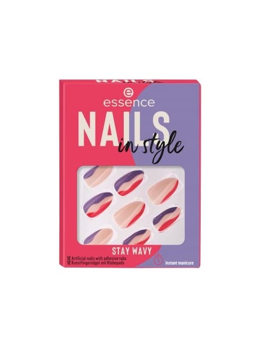 Essence NAILS IN STYLE unghie artificiali stay wavy donna