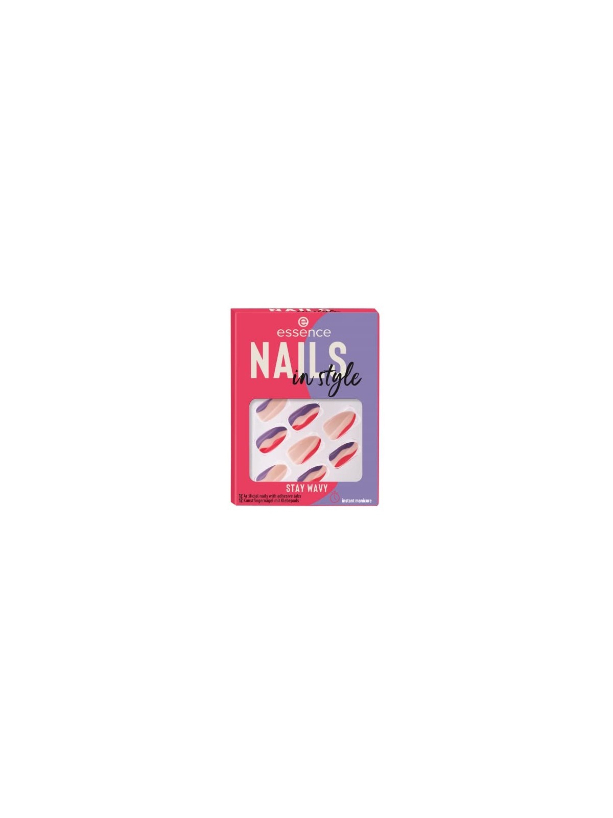 Essence NAILS IN STYLE unghie artificiali stay wavy donna