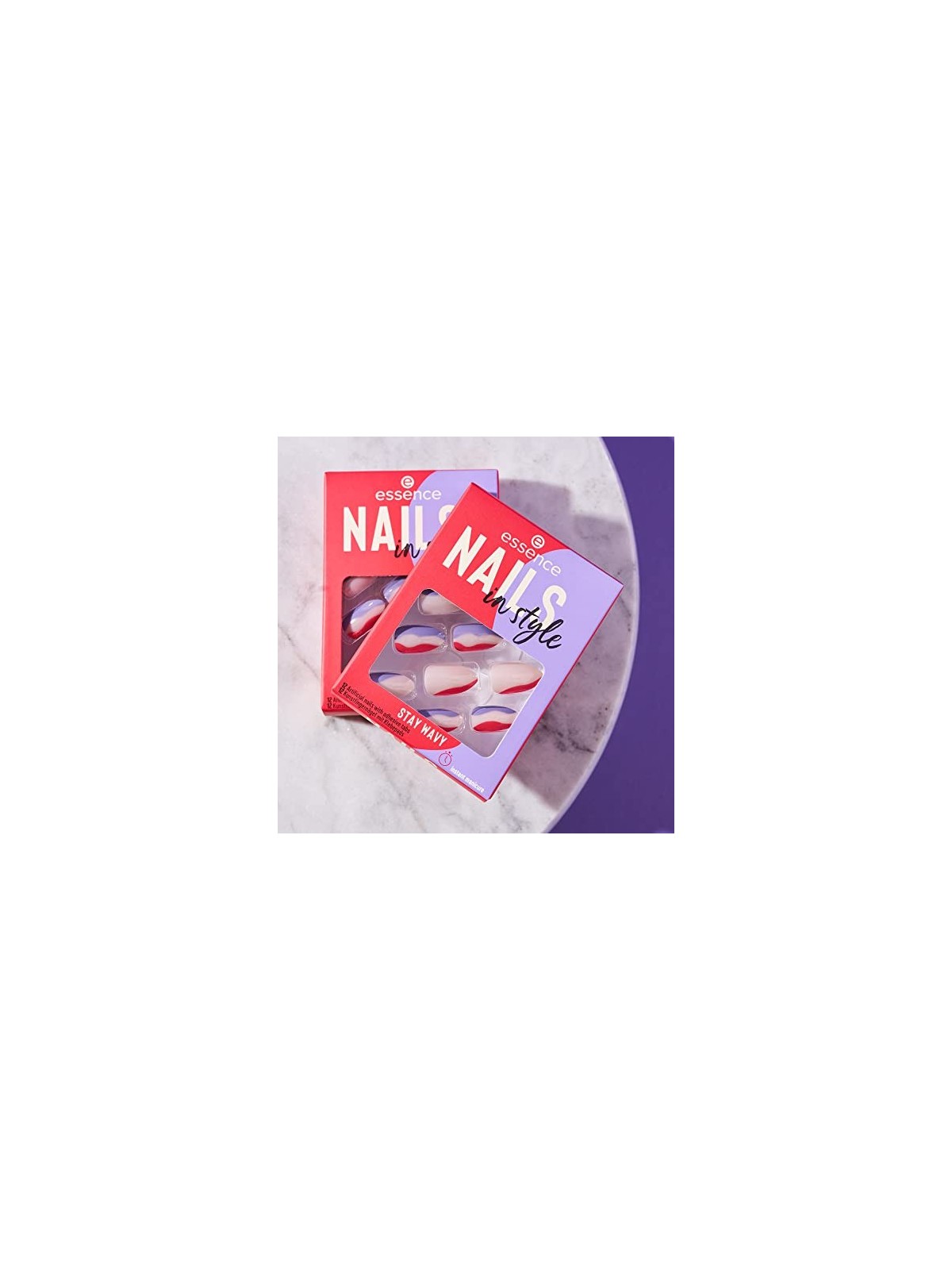 Essence NAILS IN STYLE unghie artificiali stay wavy donna