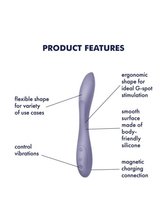 SATISFYER G-Spot Flex 2 Multivibratore Viola