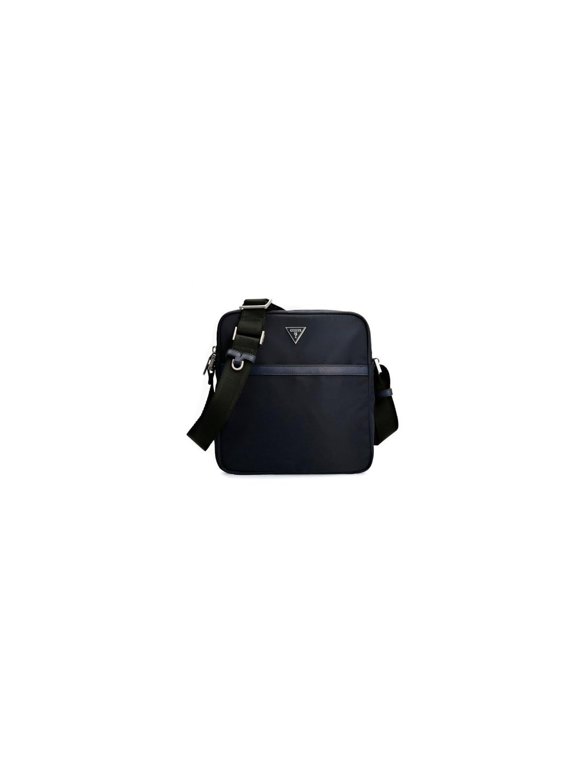 Guess Certosa Blue Leather Shoulder Bag Men