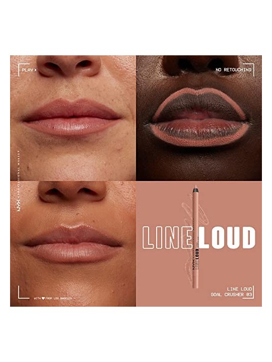 Nyx Professional Make Up Lip Pencil LINE LOUD Stick 3-In-1