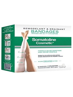 Somatoline Cosmetic DRENANTE BENDAGGI KIT COMPLETO azione riducente shock 1 unit Unisex