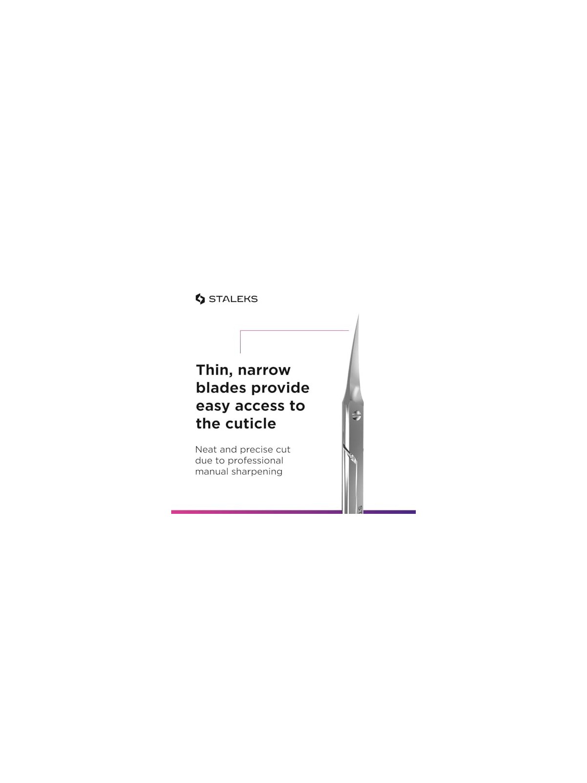 Forbici professionali per cuticole Staleks Expert 50 Tipo 2